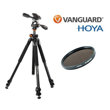 Vanguard Tripod + Hoya Pro ND1000 Filter