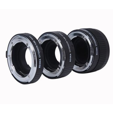 Kit tubos de extensión AF para Nikon 12mm, 20mm, 36mm Aluminio