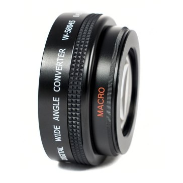 Lente gran angular con macro 0.45x para Canon EOS 500D