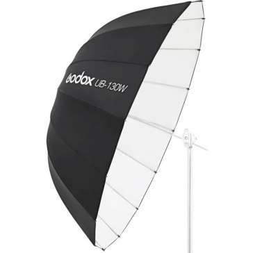 Godox UB-130W Paraguas Parabólico Blanco 130cm para Nikon D3s