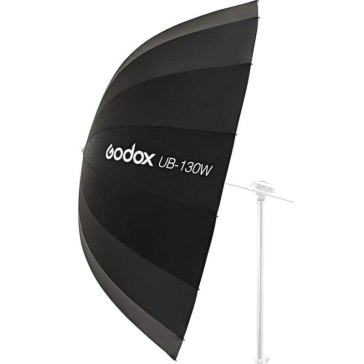 Godox UB-130W Paraguas Parabólico Blanco 130cm para GoPro HERO9 Black