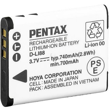 Batería original D-LI88 para Pentax Optio W90