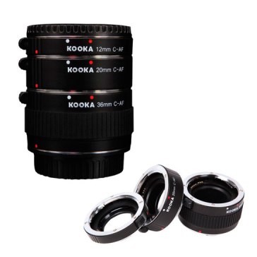Kooka AF KK-C68 Extension tubes for Canon  for BlackMagic Cinema Production 4K