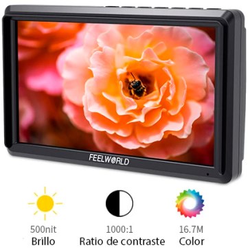 Monitor Feelworld S55 para Sony Action Cam HDR-AS50