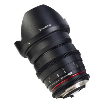 Objectif Samyang 24mm T1.5 ED AS IF UMC VDSLR Nikon pour Nikon D2X