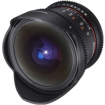 Samyang 12 mm VDSLR T3.1 Fish-eye Lens Nikon for Nikon D600