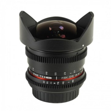 Objetivo Samyang 8mm T3.8 VDSLR para BlackMagic Studio Camera 4K Plus