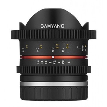 Objetivo Samyang VDSLR 8mm T3.1 UMC CSC Fuji X para Fujifilm X-S20