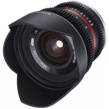 Objectif Samyang VDSLR 12 mm T2.2 NCS CS Fuji X pour Fujifilm X-A2