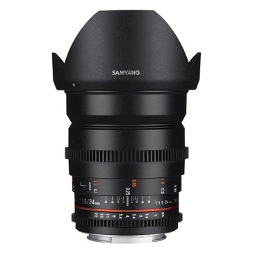 Objectif Samyang 24 mm T1.5 VDSLR MKII Canon pour Canon EOS 4000D