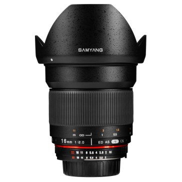 Samyang 16mm f/2.0 ED AS UMC CS Lens Nikon AE