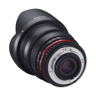 Samyang 16mm T2.2 VDSLR ED AS UMC CSII MKII para Canon EOS 1000D