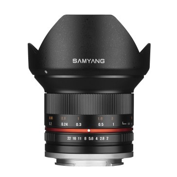 Objectif Samyang 12 mm f/2.0 NSC MFT Noir