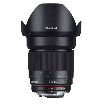 Samyang 24mm f/1.4 ED AS IF UMC Wide Angle Lens Nikon AE for Nikon D3X