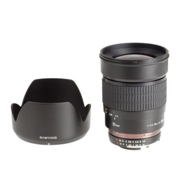 Samyang 35 mm f/1.4 pour Canon EOS 1D Mark II