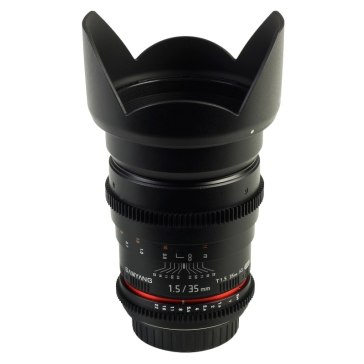 Objectif Samyang 35mm T1.5 V-DSLR ED AS IF UMC Nikon pour Nikon D3000