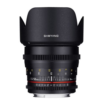 Samyang 50mm T1.5 VDSLR for Nikon D2XS
