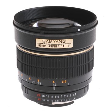 Samyang 85mm f/1.4 IF MC Aspherical Lens Olympus for Panasonic Lumix DMC-L10