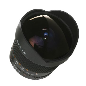 Objetivo Samyang 8mm f/3.5 ojo de pez Sony E