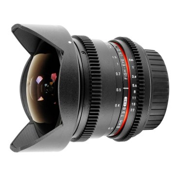 Objetivo Samyang 8mm T3.8 VDSLR para BlackMagic Studio Camera 4K Plus