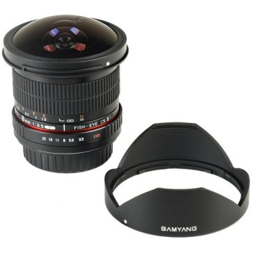 Samyang 8mm f/3.5 Fish-eye CSII AE pour Nikon D100