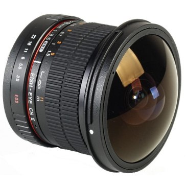Samyang 8mm f/3.5 para Canon EOS 1100D