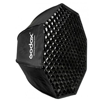 Softbox Octogonal Godox SB-FW120 120cm con Grid para BlackMagic Studio Camera 4K Plus