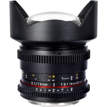 Samyang 14mm VDSLR T3.1 ED AS UMC MKII Lens Canon  for Canon EOS 80D