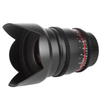 Objetivo Samyang 16mm T2.2 V-DSLR para BlackMagic Studio Camera 4K Plus G2
