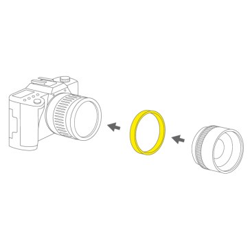 Nikon P530 Tube d'adaptation 52mm