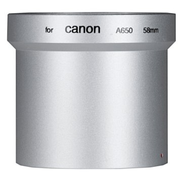 Tube adaptateur pour Canon Powershot A650