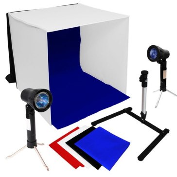 Estudio Fotográfico Portátil 40 x 40 x 40 cm para GoPro HERO3+ Black Edition