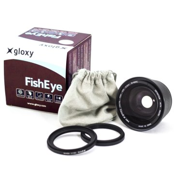 Lente Ojo de pez y Macro para Fujifilm FinePix HS50EXR