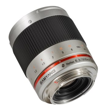 Samyang 300mm f/6.3 ED UMC CS Lens Micro 4/3 Silver for Olympus OM-D E-M5 Mark II