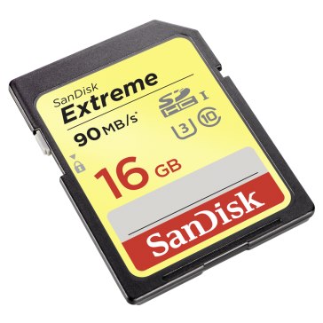 Carte mémoire SanDisk Extreme SDHC 16GB  pour Canon Ixus 130