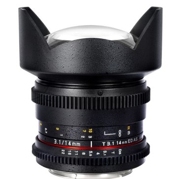 Samyang 14mm T3.1 VDSLR Lens for Nikon D2HS