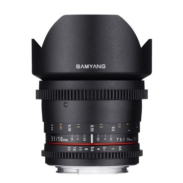Samyang 10mm T3.1 V-DSLR para Canon EOS 1300D