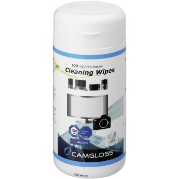 Camgloss TFT/LCD Cleaning Wipes 100 units for BlackMagic Cinema EF