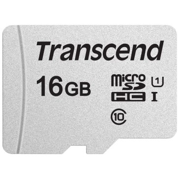 Transcend Memoria microSDHC 16GB 300S