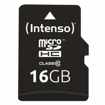 Tarjeta de memoria Intenso microSDHC 16GB Clase 10 20MB/s