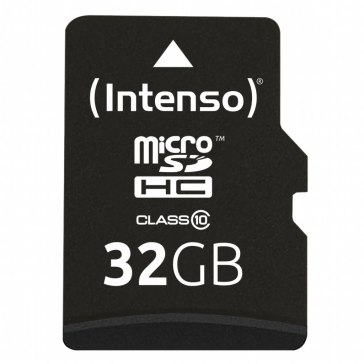 Carte mémoire Intenso microSDHC 32GB Classe 10 20 MB/s
