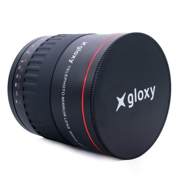 Gloxy 900-1800mm f/8.0 Téléobjectif Mirror Canon + Multiplicateur 2x pour Blackmagic Pocket Cinema Camera 6K
