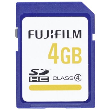 Carte mémoire SDHC Fujifilm 4GB Class 4
