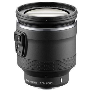 Nikon 1 NIKKOR 10-100mm f4.5-5.6 VR PD-Zoom Objectif Noir pour Nikon 1 J4