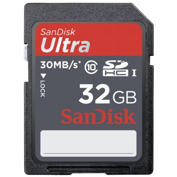 Sandisk SDHC Ultra 32GB pour JVC GZ-E100SEU
