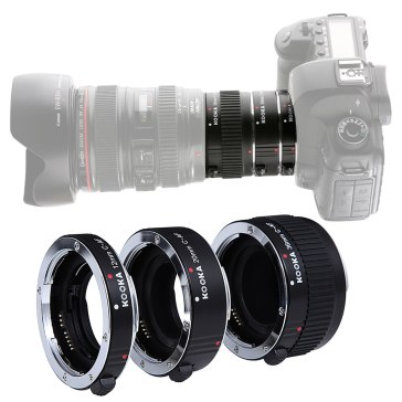 Kit tubos de extensión AF para Canon 12mm, 20mm, 36mm