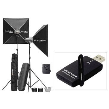 Elinchrom D-Lite RX 2 Set + USB Transceiver