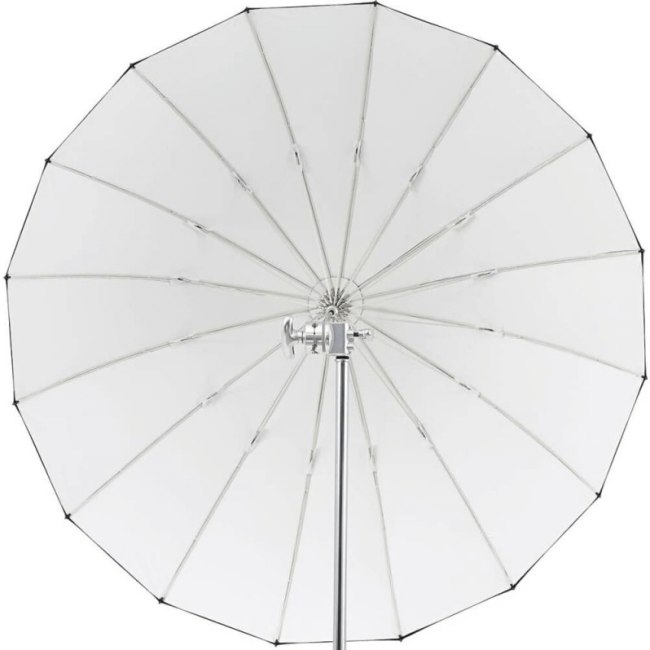 Godox UB-130S Parapluie parabolique réfléchissant avec housse de diffuseur et chiffon de protection pour studio 130 cm 