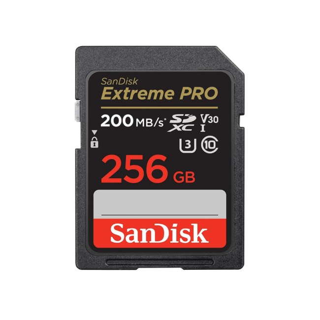 Carte mémoire SanDisk Extreme Pro SDXC 256GB 200MB/s V30 pour GoPro HERO7  Silver