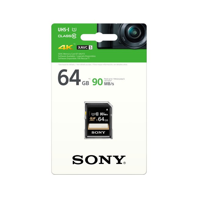 Carte Mémoire Sony SDXC 64GB pour GoPro Fusion 360